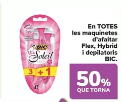 Oferta de BIC - Maquinillas De Afeitado Flex, Hybrid Y Depilatorios en Carrefour