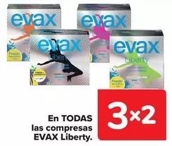 Oferta de Evax - Compresas Liberty en Carrefour
