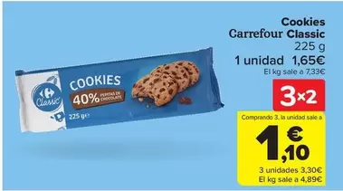 Oferta de Carrefour - Cookies Classic en Carrefour