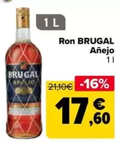 Oferta de Brugal - Ron Añejo por 17,6€ en Carrefour