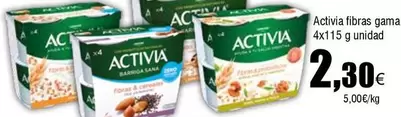 Oferta de Danone - Activia Fibras Gama por 2,3€ en Froiz