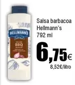 Oferta de Hellmann's - Salsa Barbacoa por 6,75€ en Froiz