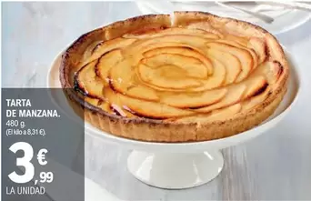 Oferta de Tarta De Manzana por 3,99€ en E.Leclerc