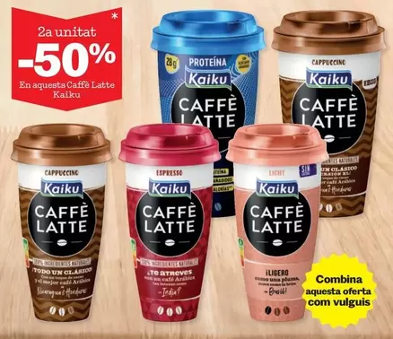 Oferta de Kaiku - Caffe Latte en Sorli