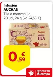 Oferta de Auchan - Infusión por 0,59€ en Alcampo
