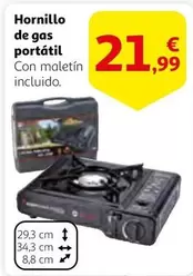 Oferta de Hornillo De Gas Portátil por 21,99€ en Alcampo