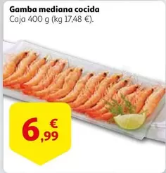 Oferta de Gamba Mediana Cocida por 6,99€ en Alcampo