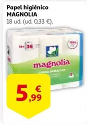 Oferta de Magnolia - Papel Higienico por 5,99€ en Alcampo