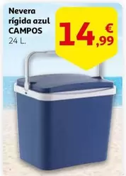 Oferta de Campos - Nevera Rigida Azul por 14,99€ en Alcampo
