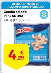 Oferta de Pescanova - Gamba Pelada por 4,29€ en Alcampo