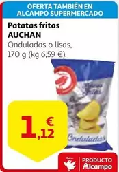 Oferta de Auchan - Patatas Fritas por 1,12€ en Alcampo