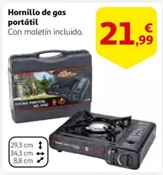 Oferta de Hornillo De Gas Portátil por 21,99€ en Alcampo