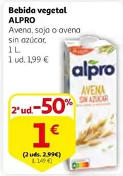 Oferta de Alpro - Bebida Vegetal por 1,99€ en Alcampo
