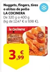 Oferta de La Cocinera - Nuggets, Fingers, Tiras O Alitas De Pollo por 3,99€ en Alcampo