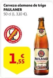 Oferta de Paulaner - Cerveza Alemana De Trigo por 1,55€ en Alcampo