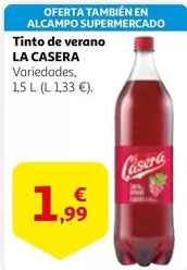 Oferta de La Casera - Tinto De Verano por 1,99€ en Alcampo