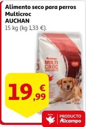 Oferta de Auchan - Alimento Seco Para Perros Multicroc por 19,99€ en Alcampo