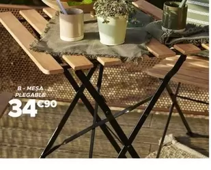 Oferta de Mesa Plegable por 34,9€ en GiFi