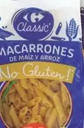 Oferta de Carrefour Classic - Macarrones Espirales Spaghettis O Fideos No Gluten! Carrefour Classic en Carrefour