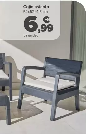 Oferta de Cojín Asiento por 6,99€ en Carrefour