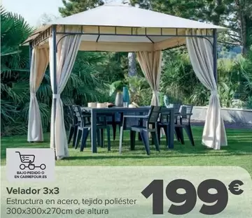 Oferta de Velador 3x3 por 199€ en Carrefour