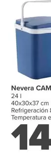 Oferta de Nevera Campos por 14,99€ en Carrefour