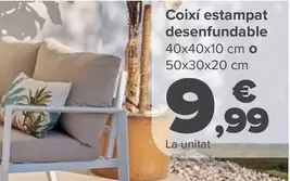 Oferta de Cojín Estampado Desenfundable por 9,99€ en Carrefour