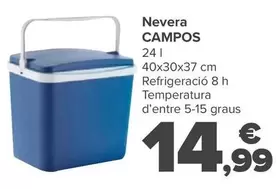 Oferta de Campos - Nevera  por 14,99€ en Carrefour