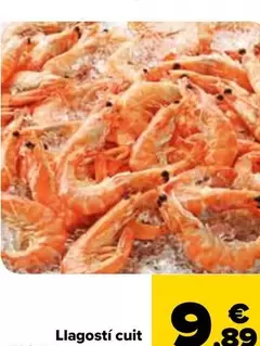 Oferta de Langostino Cocido por 9,89€ en Carrefour