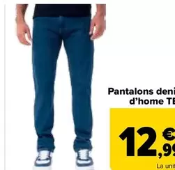 Oferta de Tex - Pantalón Denim Hombre  por 12,99€ en Carrefour