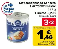 Oferta de Carrefour Classic - Leche Condensada Entera  en Carrefour