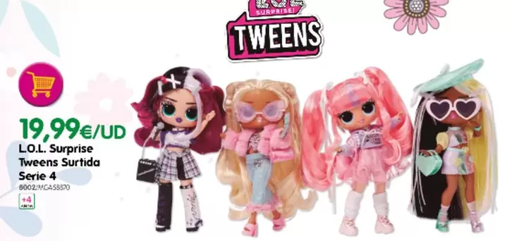 Oferta de Lol Surprise -Tweens Surtida Serie 4 por 19,99€ en Don Dino