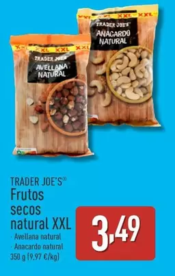 Oferta de Trader Joe´s - Frutos Secos Natural Xxl por 3,49€ en ALDI