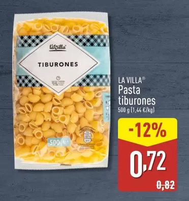 Oferta de La Villa - Pasta Tiburones por 0,72€ en ALDI
