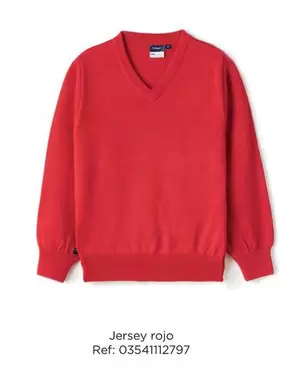 Oferta de Jersey Rojo en El Corte Inglés