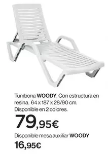 Oferta de Tumbona por 79,95€ en Hipercor