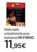 Oferta de Ok. - Malla Rejilla Antiadherente Para Barbacoa por 11,95€ en Hipercor