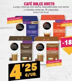 Oferta de Dolce Gusto - Café  por 4,25€ en Ahorramas
