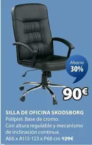 Oferta de Silla De Oficina Skodsborg por 90€ en JYSK
