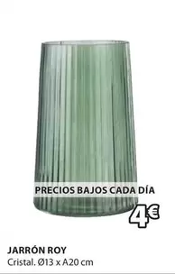 Oferta de Cristal - Jarrón Roy por 4€ en JYSK