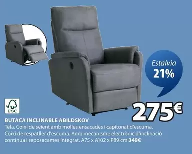 Oferta de Butaca Inclinable Abildskov por 275€ en JYSK