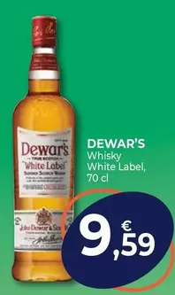 Oferta de Dewar's - Whisky White Label por 9,59€ en CashDiplo