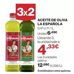 Oferta de La Española - Aceite De Oliva por 6,49€ en Supercor