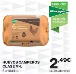 Oferta de Camperos - Huevos Camperos Clase M-L por 2,49€ en Supercor