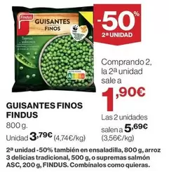 Oferta de Findus - Guisantes Finos por 3,79€ en Supercor