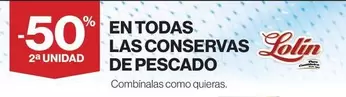 Oferta de Lolin - En Todas Las Conservas De Pescado en Supercor
