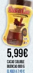 Oferta de Cacao Soluble por 5,99€ en Claudio