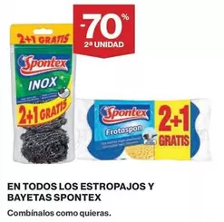 Oferta de Spontex - En Todos Los Estropajos Y Bayetas en El Corte Inglés