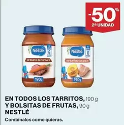 Oferta de Nestlé - En Todos Los Tarritos Y Bolsitas De Frutas en El Corte Inglés