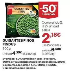 Oferta de Findus - Guisantes Finos por 4,35€ en El Corte Inglés